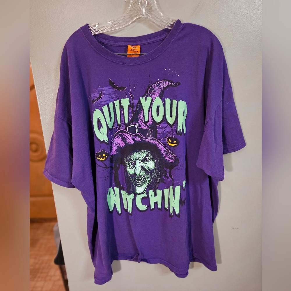 Purple Witch Graphic Tee 5 Items $10